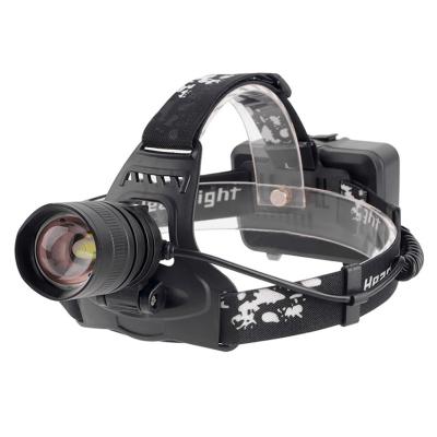 China Camping High Power 3000 Lumens USB Rechargeable Lamp Zoomable XHP70 LED Headlight for sale