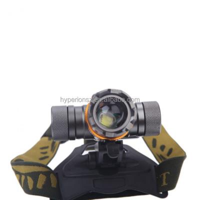 China Camping 1000 Lumen Zoomable T6 LED Headlight With 4 Color Lens LED Light Bracket For Bike Light for sale