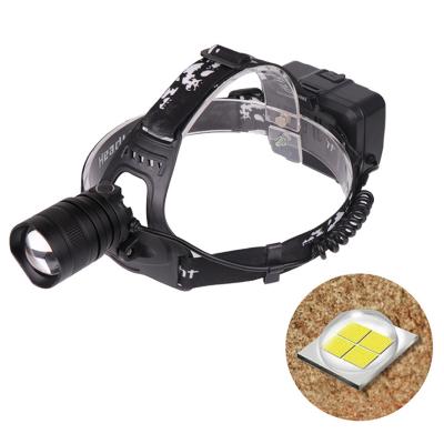 China USB 3pcs 18650 Rechargeable Aluminum Waterproof XHP50 LED Camping Powered Headlight High Power Zoomable for sale