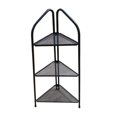 China Modern Garden Industrial Vintage Corner Flower Stand Planting With Metal Frame for sale