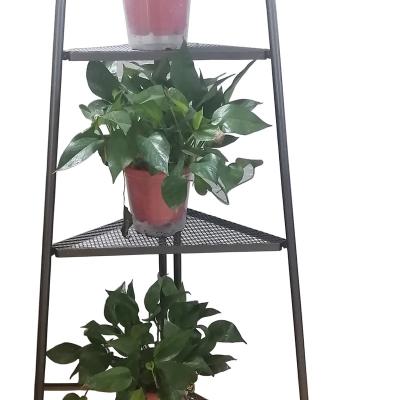 China Modern Garden Planter Outdoor Metal Stand Planting Industrial Flower Stand Planting With Metal Mesh for sale