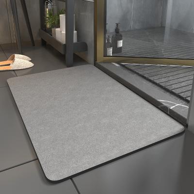 China 7Colour Sustainably Quick-Drying In Bathroom 3seconds Quick-Drying Diatomite Carpet Anti Slip Floor Mat Diatomaceous Earth Absorbent Bath Mat for sale