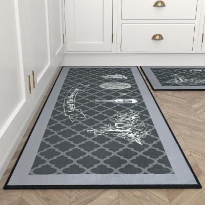 China 7Colour Kitchen Cover Floor Mats Custom Printed Waterproof Washable Indoor Canvas Mat For Protect Floor for sale