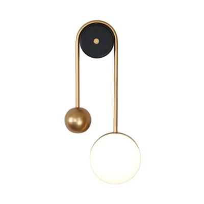 China Modern Minimalist Modern Creative Wall Light Nordic Wall Lamp Bedroom Bedside Lamp Personality TV Room Modern Background Wall Lamps for sale