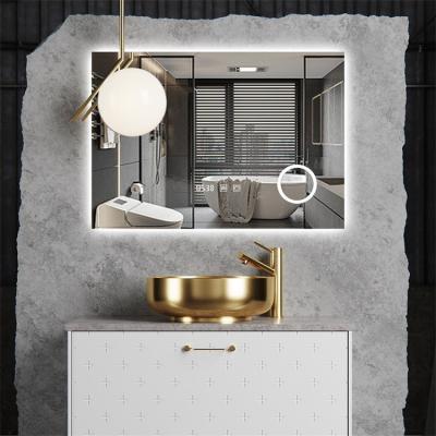 China Hotel Illuminated Luxury Music Demister Led Lighted Bath Mirror Wall Mounted Lighted Hotel Bathroom Decoration , Hotel Illuminated 5 mm for sale