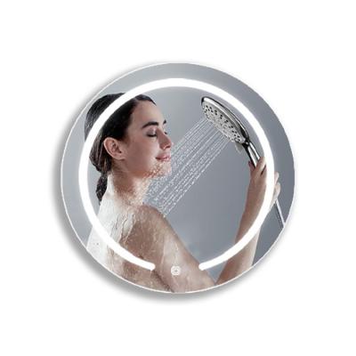 China XINKEFU Modern Magnifying Led Smart Touch Round Bathroom Vanity Light Mirror Bath Mirror Changge China for sale