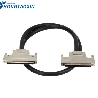 China Computer SCSI Cable HPDB100P Connection Cable SCSI 100P Male-to-Male 100P Data Cable 1/1.5/2/3/5 m Customized SCSI Cable for sale