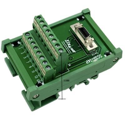 China Electric NC slot core bicycle SCSI-14P grabber conversion board trunk TB HPCN14P 180 degree connection cable for sale