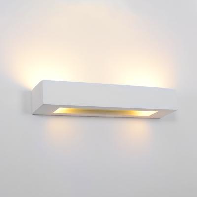 China Majeax modern indoor warm white gypsum 14w outdoor mounted square led stair wall light lamp for living room, hotel for sale