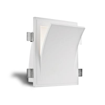 China Modern Modern Indoor Plaster Gypsum Hotel Bed Trimless Border Led Wall Light for sale