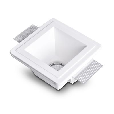 China Embeded Majeax 2020 new design gypsum ceiling light plaster led downlight mr16 gu10 cob recesses spotlight for sale