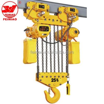 China China Lifting Cargos Electric Chain Hoist 25 Ton Fast Electric Hoist for sale