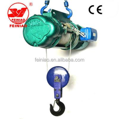 China Explosion Proof Electric Construction Hoist Motor Pulleys CD1 Small Wire Rope Hoist for sale