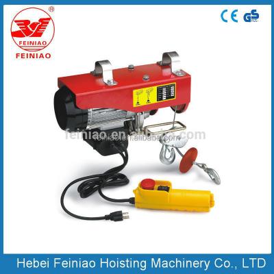 China Construction crane PA type 100kg-1000kg mini electric hoist/construction hoist/electric harga crane hoist for sale for sale