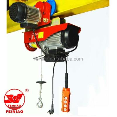 China Micro Construction Hoist 1000kg Electric Rope Hoist , 1 Ton Mini Electric Hoist Winch for sale