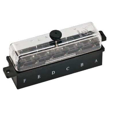 China HG-4735-S6B 6WAY BLADE FUSE BLOCK ATO 6 WAY FUSE BOX ZEMANN FUSE HOLDER HG-4735-S6B for sale