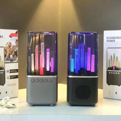 China Wireless Tooth Speaker City Blue Light RGB LED Bass Stereo Surround Wireless Speaker Deep For Party for sale