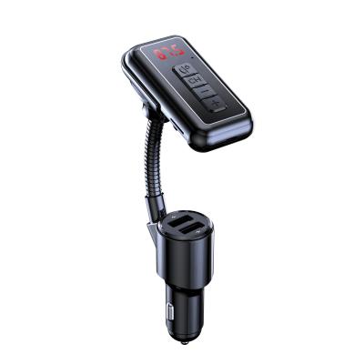 China Hot Selling BT 5.0 Blue Tooth FM Transmitter FM Transmitter Hands Free Blue Tooth Receiver 3.1A Universal Car Fast Charger for sale