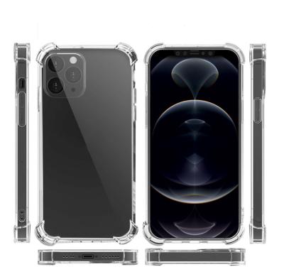 China Transparent Clear Shockproof Cheap Price Shockproof Corner Phone Case Cover For iPhone 12 pro Xr Max XsMax for sale