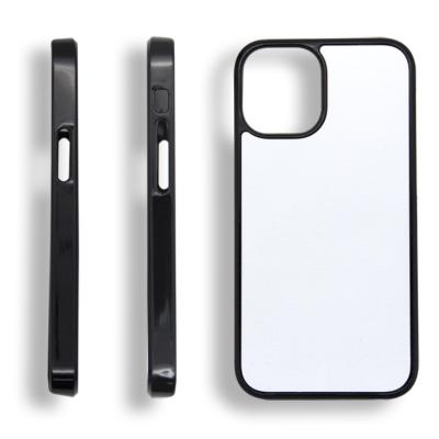 China 2D Phone Shockproof Cover Blank TPU Case Sublimation PC Cell Phone Case Cover For iPhone 13 Pro Max for sale