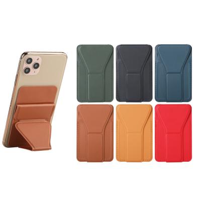 China Portable and Mini Portable Smart Pocket Phone Magnetic Card Cell Phone Leather Holder for sale