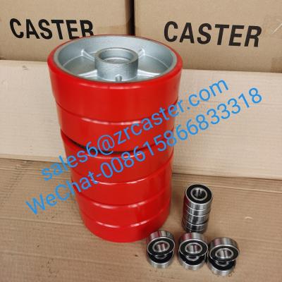 China High load capacity Jack Pallet Nylon Wheel pp wheel PU cast iron forklift casters wheel for sale