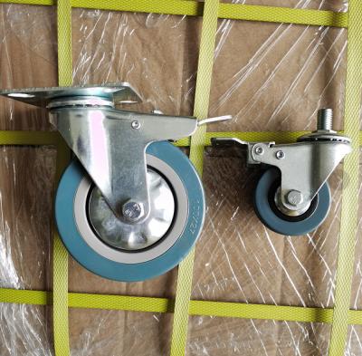 China Small Rigid Light Duty Casters PVC Caster Wheel For Multiple Applications for sale