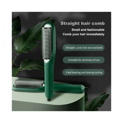 China Electric Hair Loss Prevention Muliti-function Hair Styling Iron Brush Dryer Black Gray Silver Hot Air Comb Dark Hair Straight Comb for sale