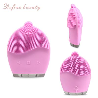 China Electric Sonic Facial Brush Silicone Silicone Cleanser DEEP CLEANSING Facial Brush for sale