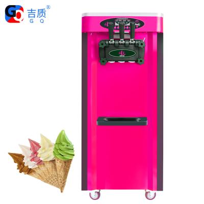 China Factory GQ-25C High Efficiency 3 Best Flavor Brave Man Ice Cream Machine Hot Selling Price In China for sale