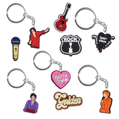 China Wholesale Harry Singer PVC Cartoon Soft Plastic Holder Key Chain Famous Style Fashion Keychains for sale