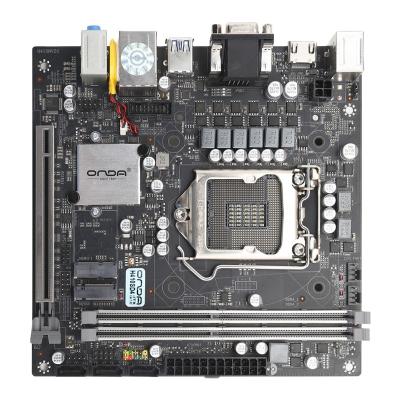 China New 10th Core I3 I5 I7 Socket Intel LGA 1200 Core 2* DDR4 32GB RAM VGA LAN Desktop Motherboard Gigabit DP H410 MINI-ITX for sale