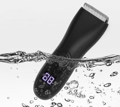 China SkinSafe Waterproof Electric Trimmer Body Hair Trimmer for Men Pubic and Sensitive Area Hair Remove Hair Trimmer for Men's Balls for sale