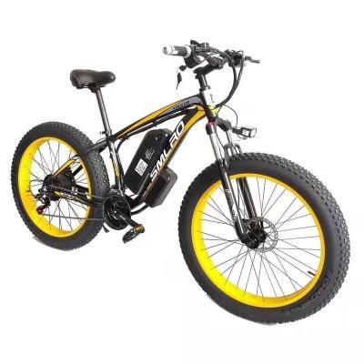 China 2022 Hot Selling Aluminum Alloy 48V 26inch Mountain Bike Brushless Cheap Electric Bikes for sale