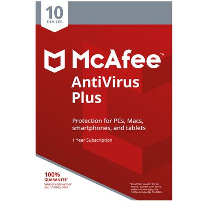 China Globally Software Antivirus Plus One Year Multi User For Android PC Mac mcafee for sale