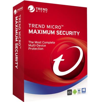 China Globally Internet Security Software Antivirus Software 3 Years 1 User Trend Micro for sale