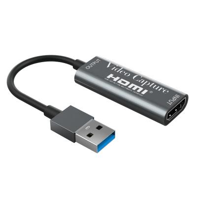 China Plug and Play HD-MI to USB Portable Full HD Video and Audio Capture Card for Live Video Stream Storage for sale