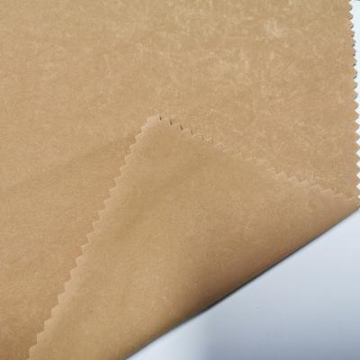 China Brushed Sueded NT Twill 82%Polyester / 18%Nylon Material Shrinkable Peach Skin Fabric for sale