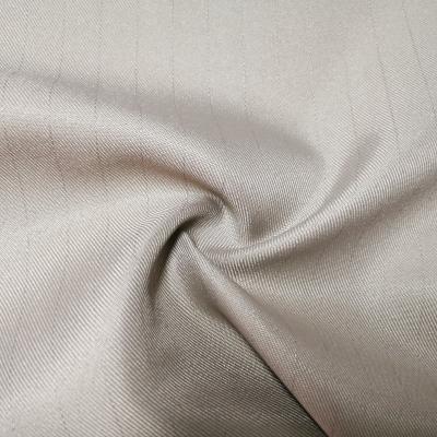 China Anti Static Anti Static Carbon Fiber Twill ESD Gabardine Polyester Fabric For Workwear for sale