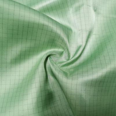 China 0.45cm anti-static conductive grid ESD polyester anti-static fabric for work dress for sale