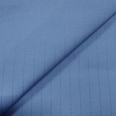 China Spotsale 240gsm breathable cheap high quality farbic 1cm anti static ESD fabric for workwear and uniform for sale