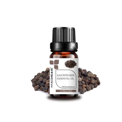 China Skin Revitalizer Black Pepper Oils 100% Pure Essential Oils Plant Extract 10ml On Sales Factory Brand for sale