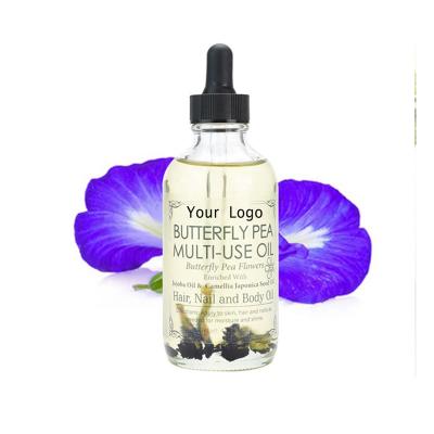 China Other Customized Skin Care Products 100% Natural Multi Use Essential Face Oil With Flower Petals for sale