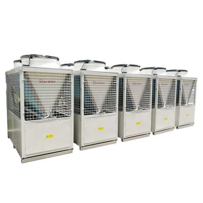 China Industrial Cooling Solutions 100 Ton Modular Inverter Air Cooled Industrial Screw Chiller for sale