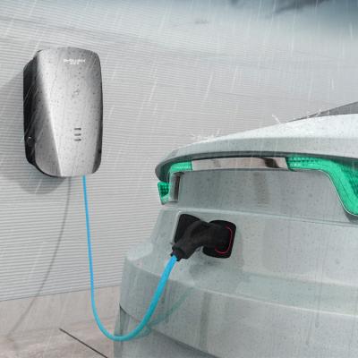 China New Design 32A 3 Phase 7kw 11kw 21kw Wallbox Electric Vehicle Fast Charging Type - 2 EV Charging Station Wall Mount EV Charger For Home for sale