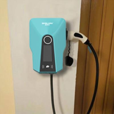 China New Design 22kw EV Car Charger Home Charging Station Wall Mounted Type - 2 Plug for sale