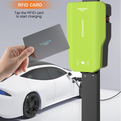 China New Design Level 2 Electric AC Car Charger 16A 32A EV Portable Charger 7kw 11kw 21kw for sale