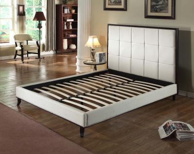 China Modern Design Adjustable Bedroom Furniture Wood Frame (Other) With Button Tufted Upholstered Platform Bed for sale