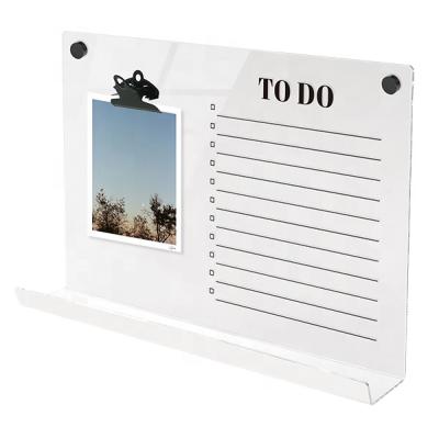 China Modern Home Decor Acrylic Dry Erase Wall Art Planner Message Board Home Accessories for sale