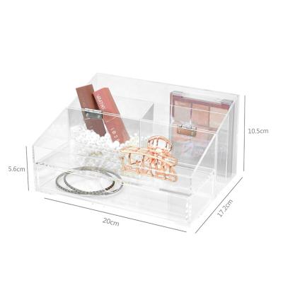 China Clear Acrylic Organizer Stocked Home Decor Storage Box and Bins for Home or Office for sale